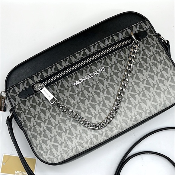 MICHAEL KORS Jet Set Lg Ombré Signature Logo EW Crossbody Body East West
Black - Picture 15 of 16